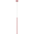 Hanglamp met snoer PASTELO 1xG9/8W/230V roze