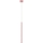Hanglamp met snoer PASTELO 1xG9/8W/230V roze