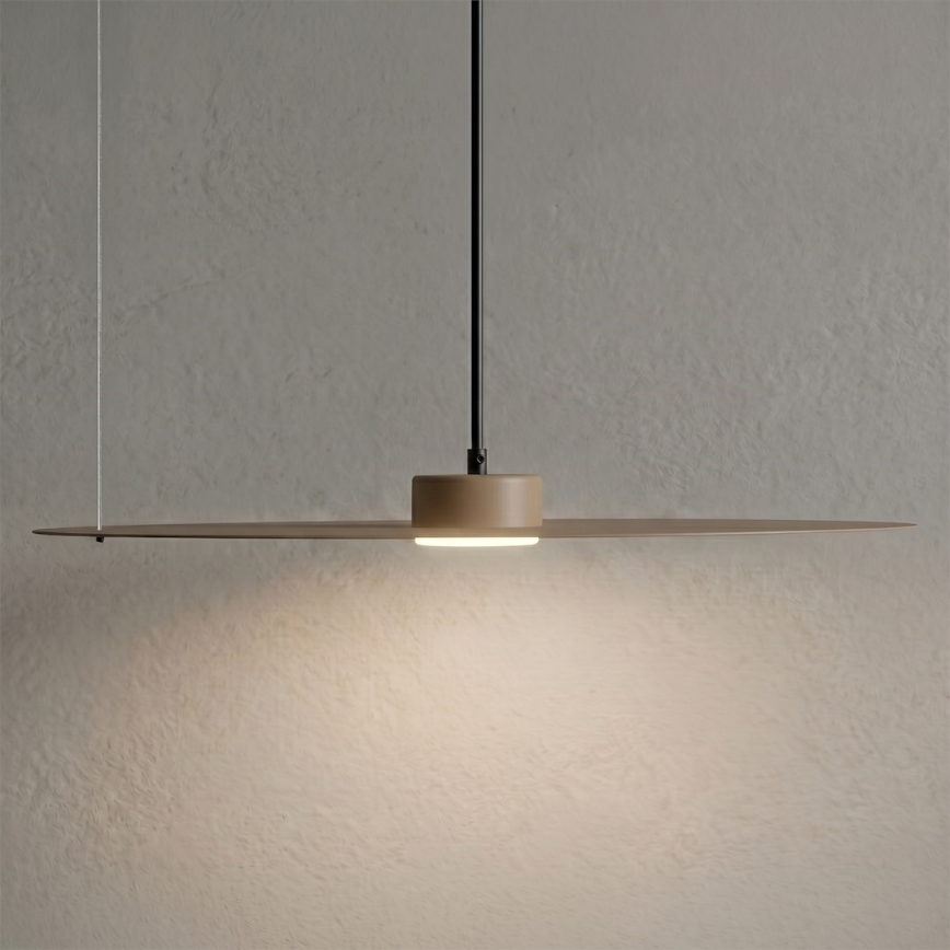 Hanglamp met snoer PIATTO 1xGX53/15W/230V diam. 55 cm beige