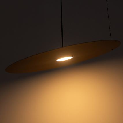 Hanglamp met snoer PIATTO 1xGX53/15W/230V diam. 55 cm beige