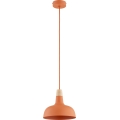 Hanglamp met snoer RODOS 1xE27/15W/230V oranje