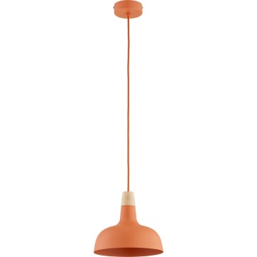 Hanglamp met snoer RODOS 1xE27/15W/230V oranje