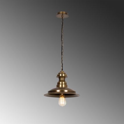 Hanglamp met snoer SIVANI 1xE27/40W/230V bronskleurig