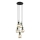 Hanglamp met snoer SOPHIA 5xE14/10W/230V zwart/groen/rookbeige