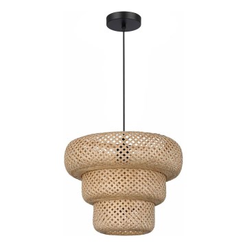 Hanglamp met snoer TULUM 1xE27/15W/230V bamboe