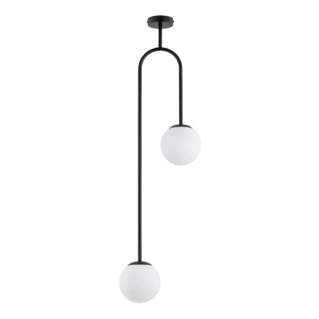 Hanglamp met stang VECTOR 2xE14/10W/230V zwart