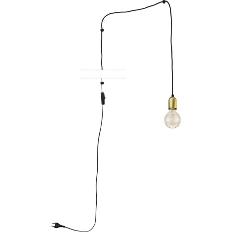 Hanglamp met stekker ESTRELLA 1xE27/60W/230V