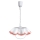 Hanglamp met trekpendel AKRYL FA 1xE27/60W rand rood