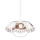 Hanglamp met trekpendel AKRYL FA 1xE27/60W servies bruin