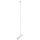 Hanglamp met vaste pendel 1xGU10/35W/230V wit
