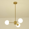 Hanglamp met vaste pendel 3xE27/40W/230V messing