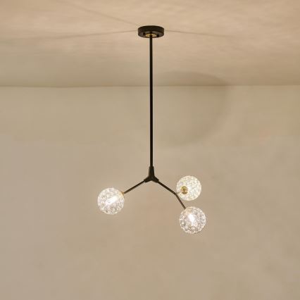 Hanglamp met vaste pendel 3xG9/15W/230V grijs