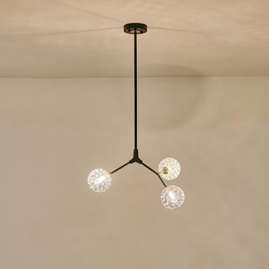 Hanglamp met vaste pendel 3xG9/15W/230V grijs
