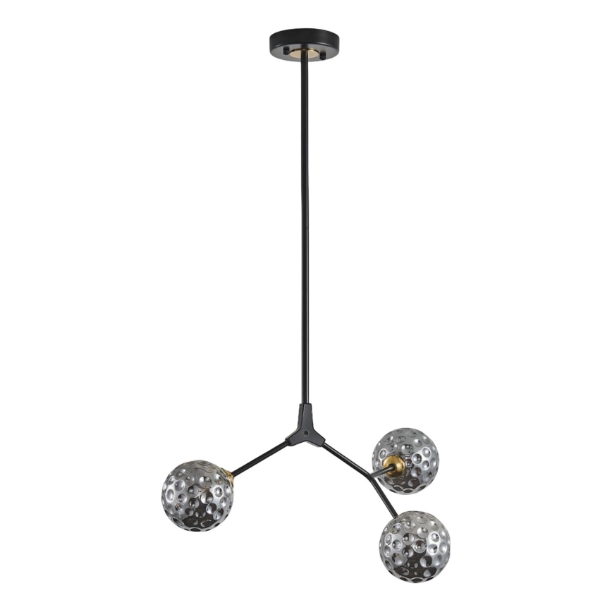 Hanglamp met vaste pendel 3xG9/15W/230V grijs