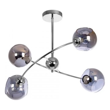 Hanglamp met vaste pendel 4xE27/60W/230V