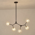 Hanglamp met vaste pendel 5xG9/15W/230V grijs