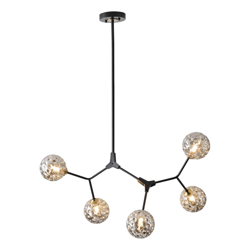 Hanglamp met vaste pendel 5xG9/15W/230V grijs
