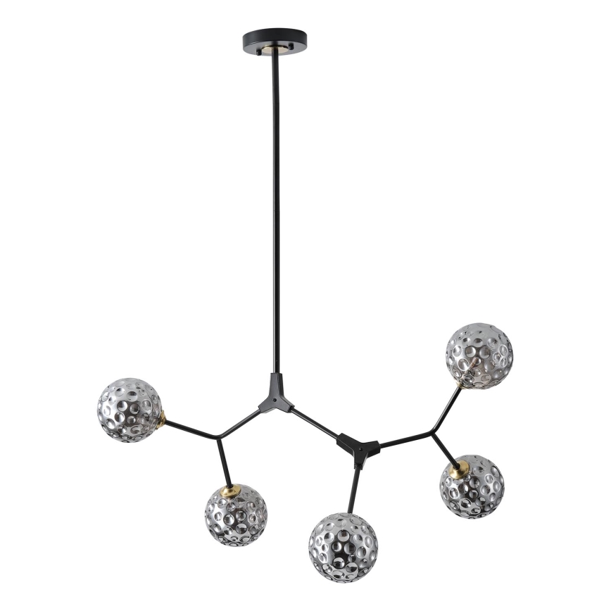 Hanglamp met vaste pendel 5xG9/15W/230V grijs