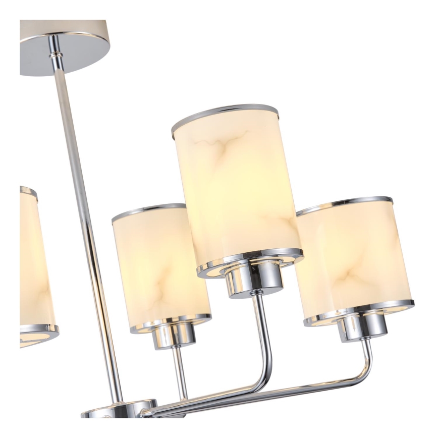 Hanglamp met vaste pendel 6xE27/60W/230V