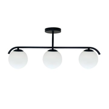 Hanglamp met vaste pendel AMADEO 3xE14/40W/230V zwart