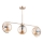 Hanglamp met vaste pendel ASTANA 3xE14/10W/230V goud