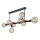Hanglamp met vaste pendel ASTRID 8xE27/60W/230V zwart