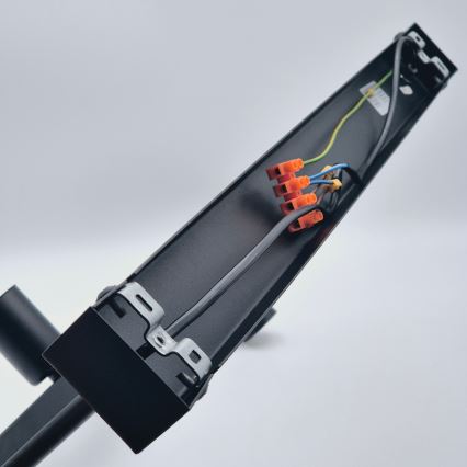 Hanglamp met vaste pendel ASTRID 8xE27/60W/230V zwart