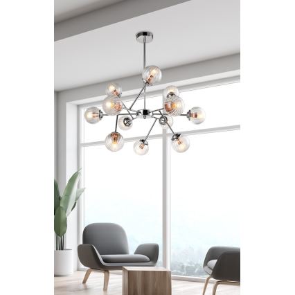 Hanglamp met vaste pendel BEST 12xE14/40W/230V