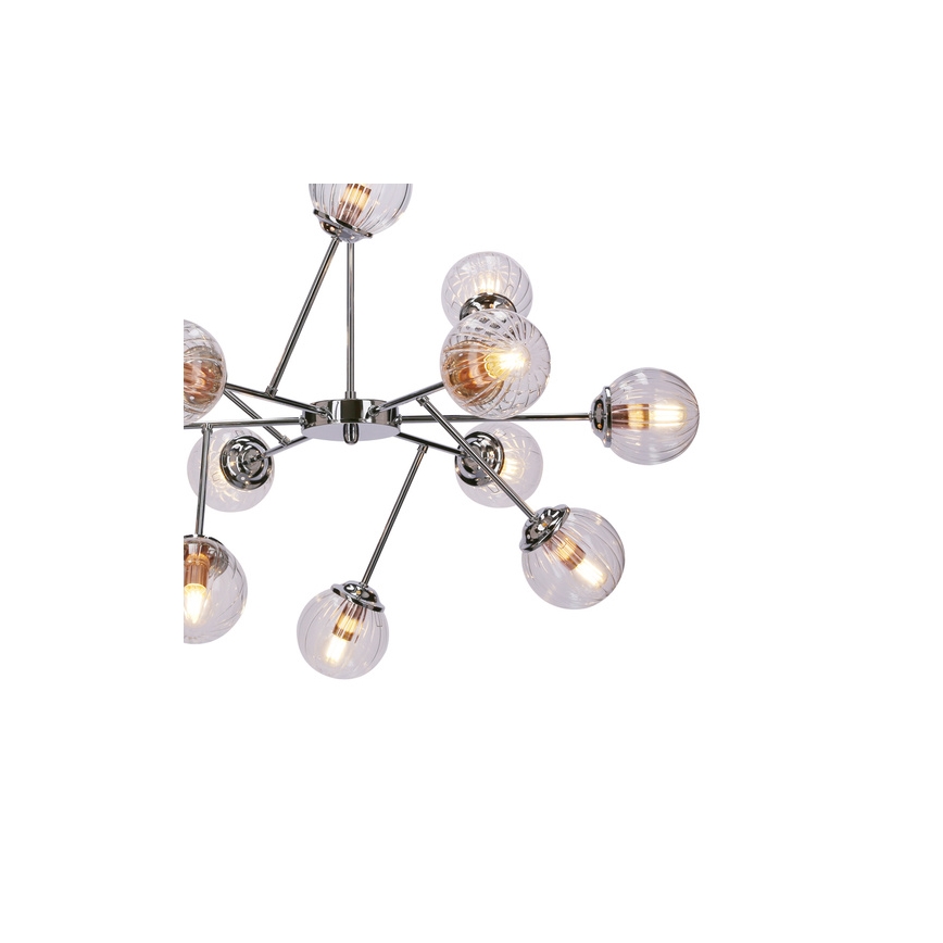 Hanglamp met vaste pendel BEST 12xE14/40W/230V