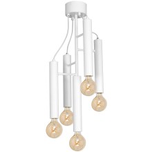 Hanglamp met vaste pendel BISSA 5xE27/60W/230V