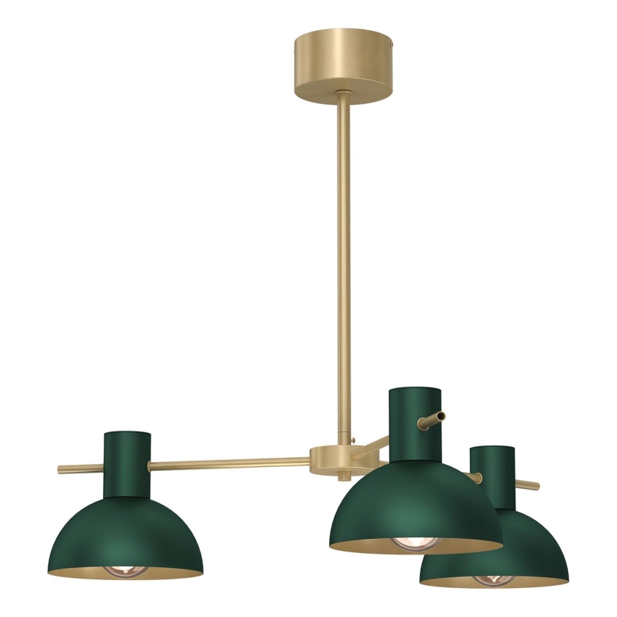 Hanglamp met vaste pendel ESTATE MINI 3xE27/15W/230V groen