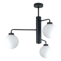 Hanglamp met vaste pendel FLEX 3xE27/60W/230V zwart/wit
