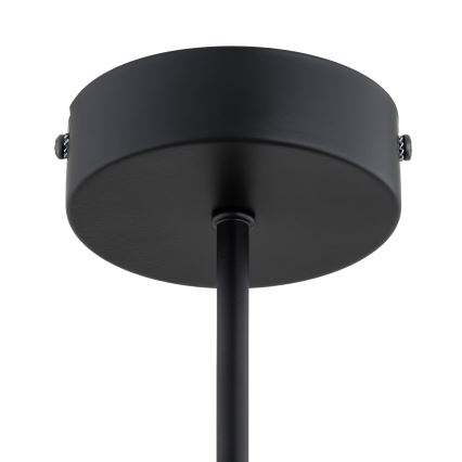 Hanglamp met vaste pendel FOTON 4xE14/10W/230V zwart