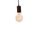 Hanglamp met vaste pendel JACK 3xE27/40W/230V bruin hout
