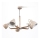 Hanglamp met vaste pendel KALITHEA 5xE27/60W/230V beige