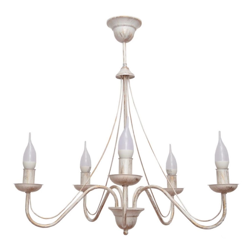 Hanglamp met vaste pendel MALBO III 5xE14/10W/230V