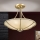 Hanglamp met vaste pendel MAURO 3xE27/60W/230V diameter 42 cm brons