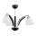 Hanglamp met vaste pendel MOHITO 3xE27/60W/230V