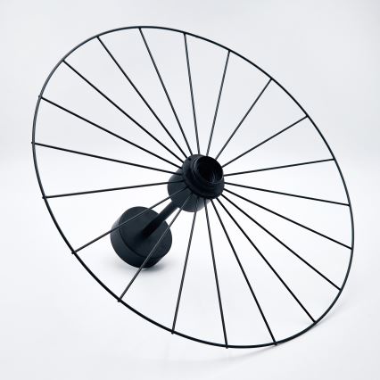 Hanglamp met vaste pendel MONTANA 1xE27/15W/230V diameter 45 cm zwart