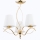 Hanglamp met vaste pendel MONZA 3xE14/10W/230V goud