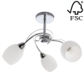 Hanglamp met vaste pendel PISA 3xE27/60W/230V - FSC-gecertificeerd