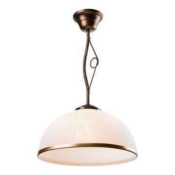Hanglamp met vaste pendel RETRO 1xE27/60W/230V zwart patina