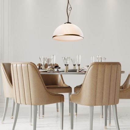 Hanglamp met vaste pendel RETRO 1xE27/60W/230V zwart patina