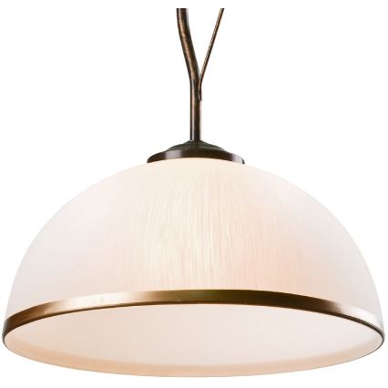 Hanglamp met vaste pendel RETRO 1xE27/60W/230V zwart patina
