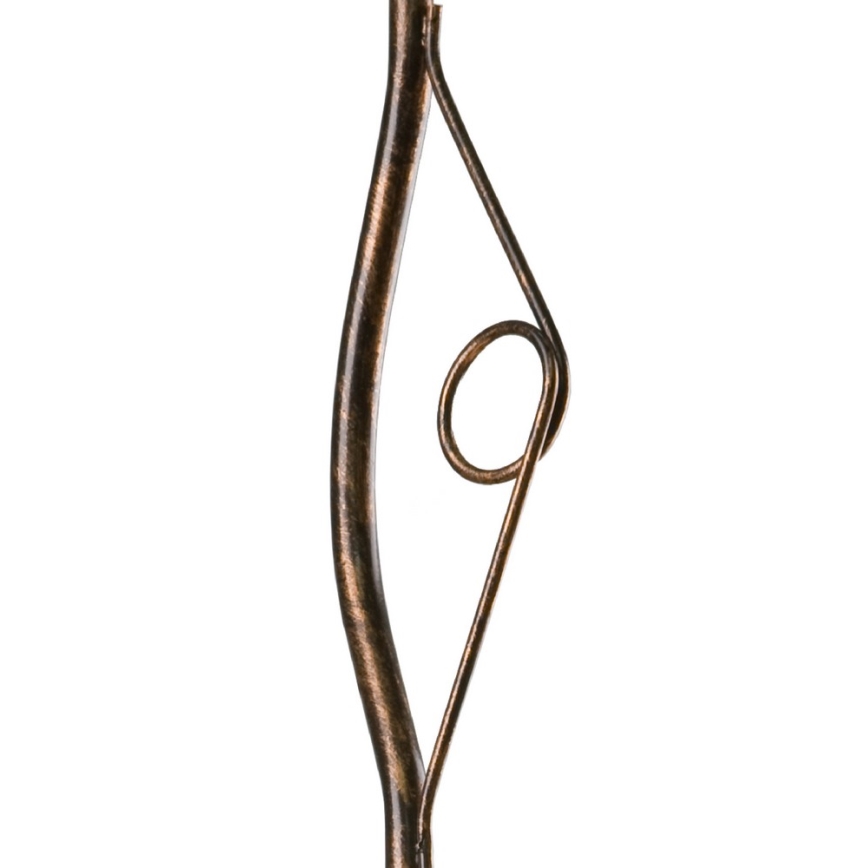 Hanglamp met vaste pendel RETRO 1xE27/60W/230V zwart patina