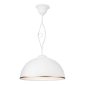 Hanglamp met vaste pendel RETRO II 1xE27/60W/230V wit