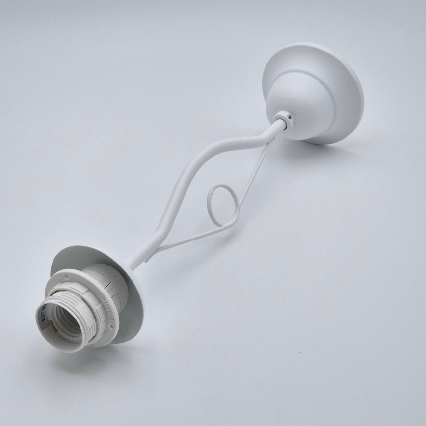 Hanglamp met vaste pendel RETRO II 1xE27/60W/230V wit