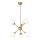 Hanglamp met vaste pendel RUBBY BALL 6xG9/5W/230V goud