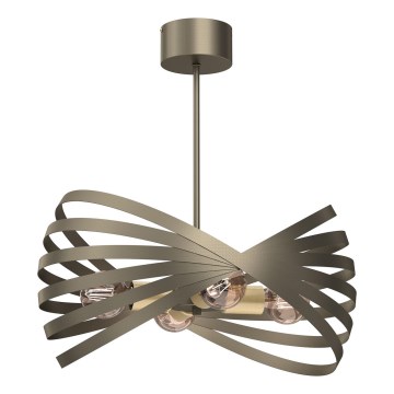 Hanglamp met vaste pendel SPARKLE 4xE27/15W/230V messing
