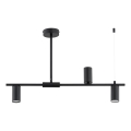 Hanglamp met vaste pendel URANOS 3xGU10/10W/230V zwart